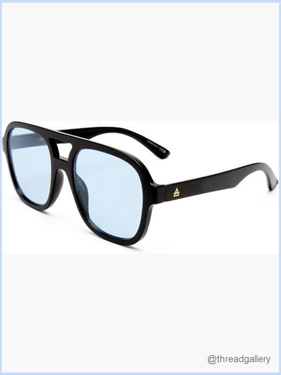 Retro Aviator Sunglasses with Shatterproof Polycarbonate Lenses main image 4